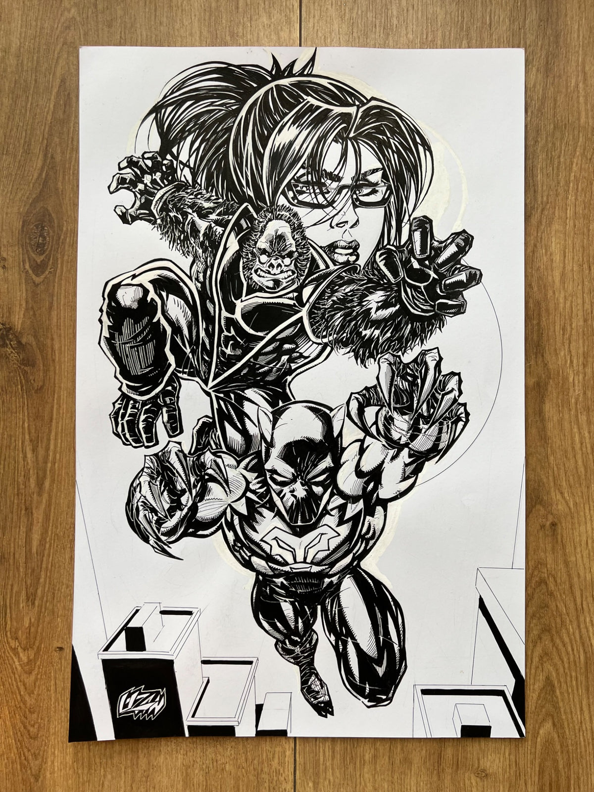 Midnight Tiger EVO #1 — Original Cover Art