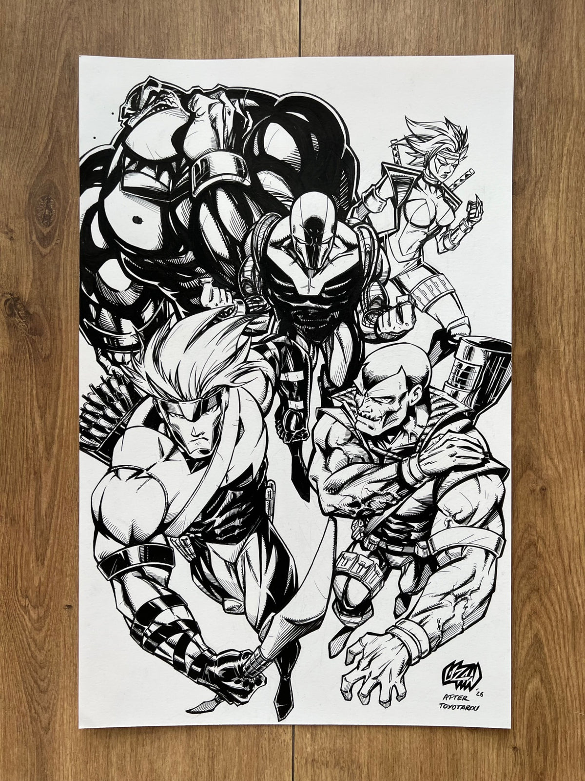 Youngblood #100 — Original Cover Art