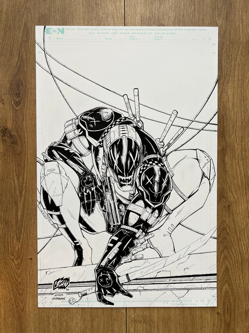 Deathrage #1 — Original Cover Art