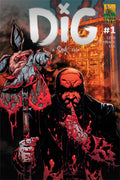 DIG #1 a Sink Tale - Foil Stamped Trade Edition variant comic book cover illustrated by Franck Uzan.