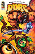 D'ORC #4 Trade Edition variant comic book cover illustrated by Franck Uzan.