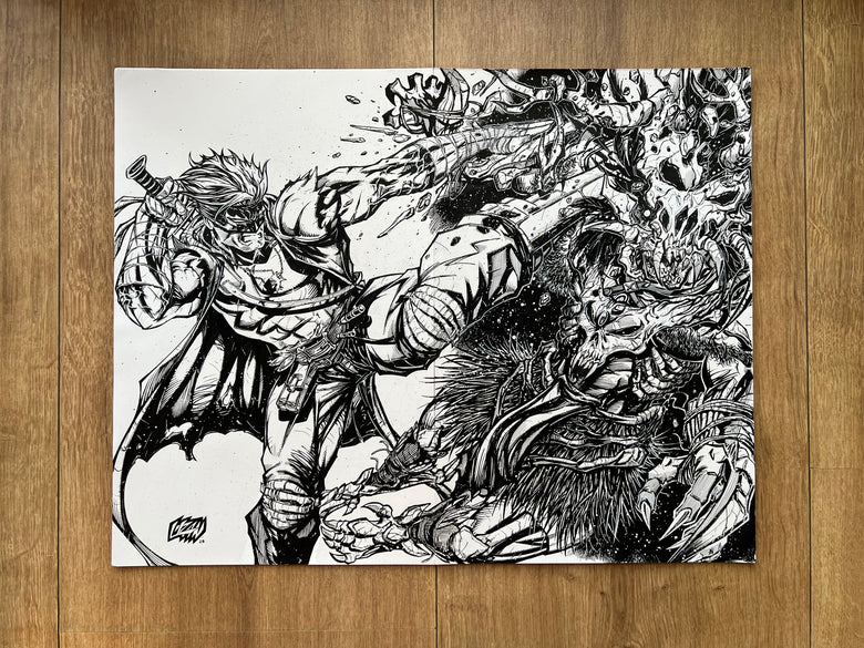 Final Boss #3 and #4 — Original Connecting Cover Art