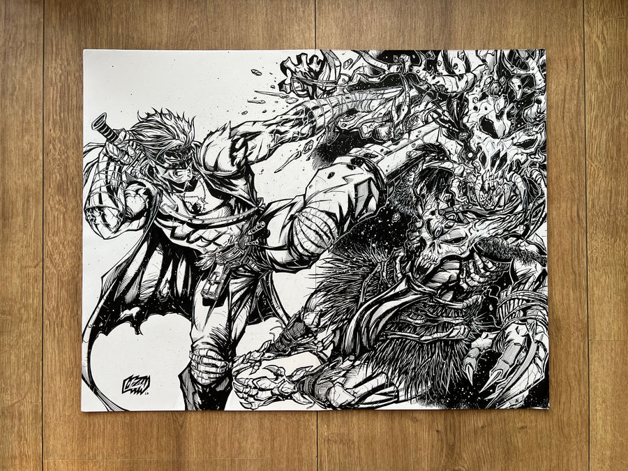 Final Boss #3 and #4 — Original Connecting Cover Art