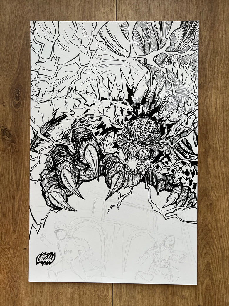 Godzilla #7 — Original Cover Art