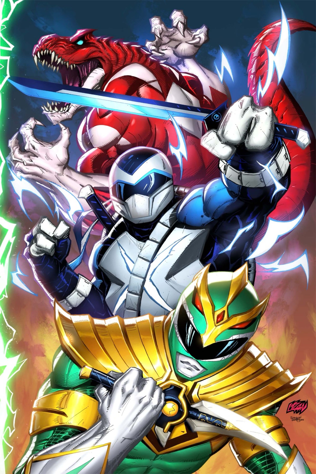MMPR x TMNT III #2 - Virgin Edition