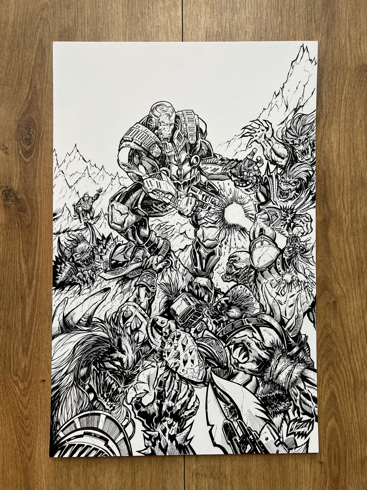 Planet Death #1 — Original Cover Art