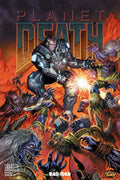 Planet Death #1 - Trade Edition variant comic book cover illustrated by Franck Uzan.