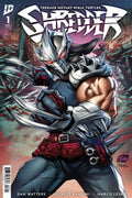 Shredder # 1  - Trade Edition variant comic book cover illustrated by Franck Uzan.