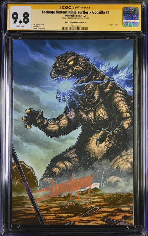TMNT x Godzilla #1 Virgin CGC 9.8 front 4728333015