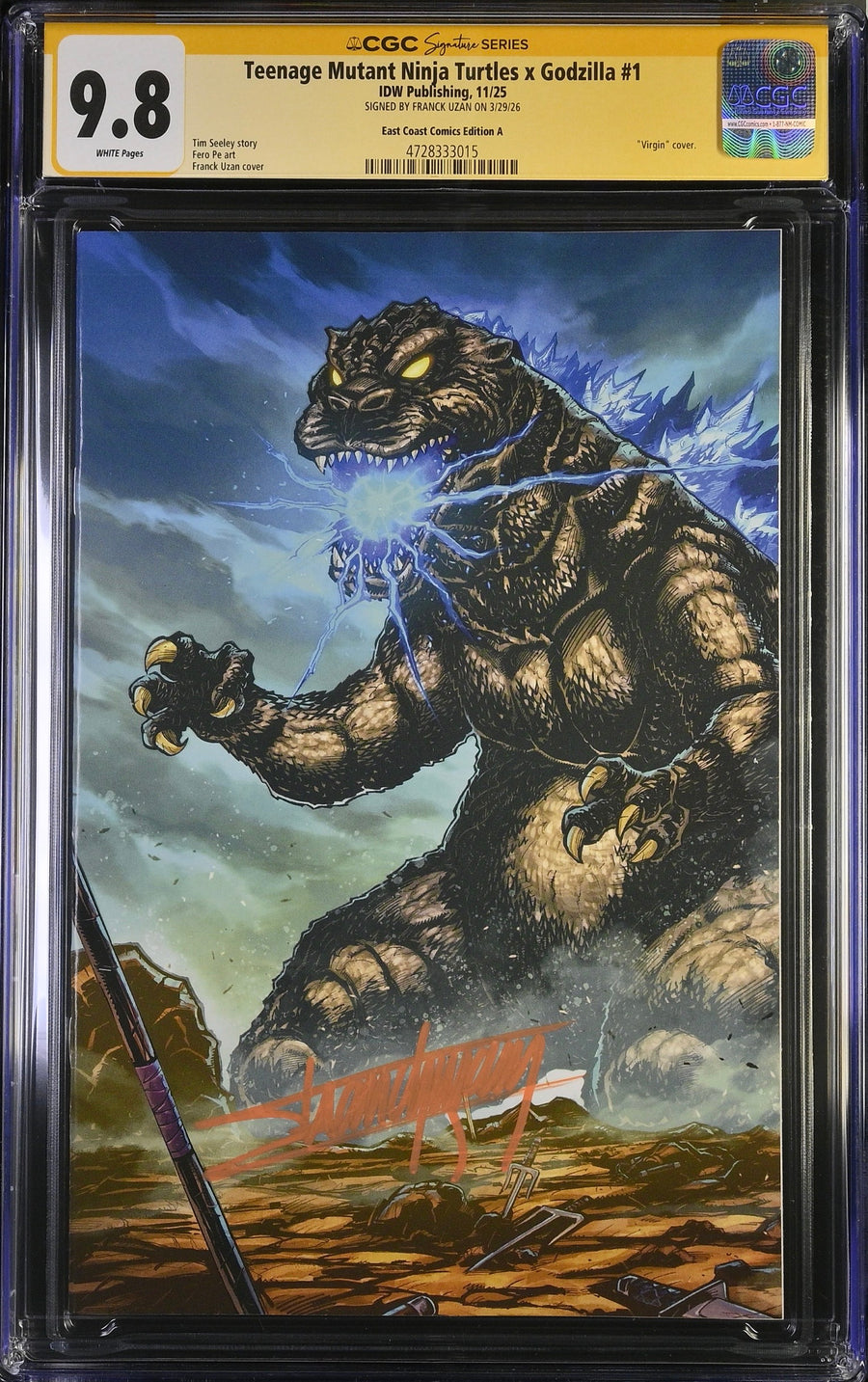 TMNT x Godzilla #1 - Virgin Edition
