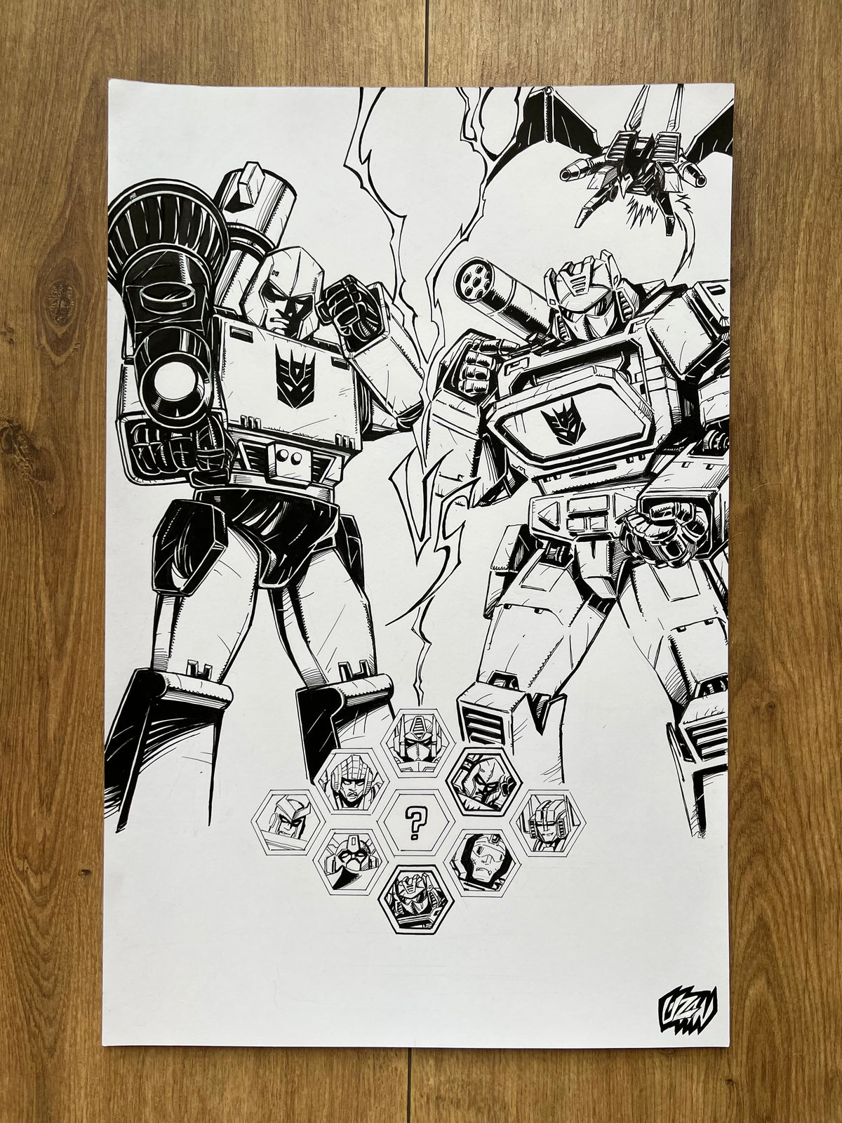 Transformers #25 — Original Cover Art