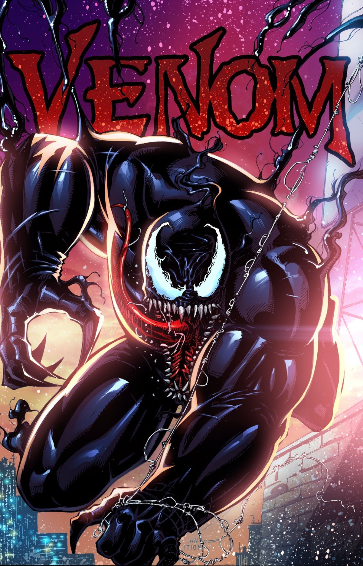 Venom print by Franck Uzan