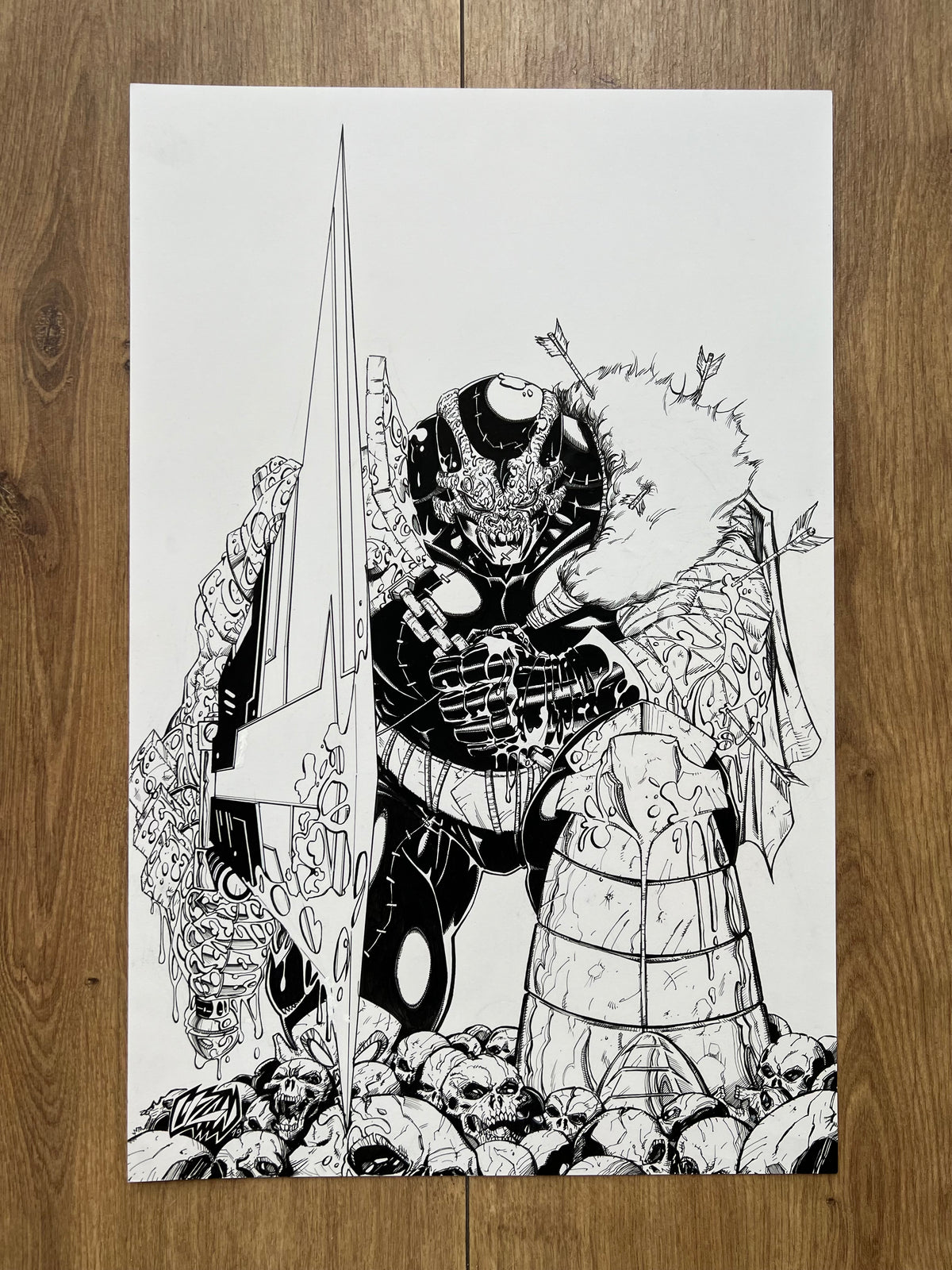 Wailing Blade #1 — Original Cover Art