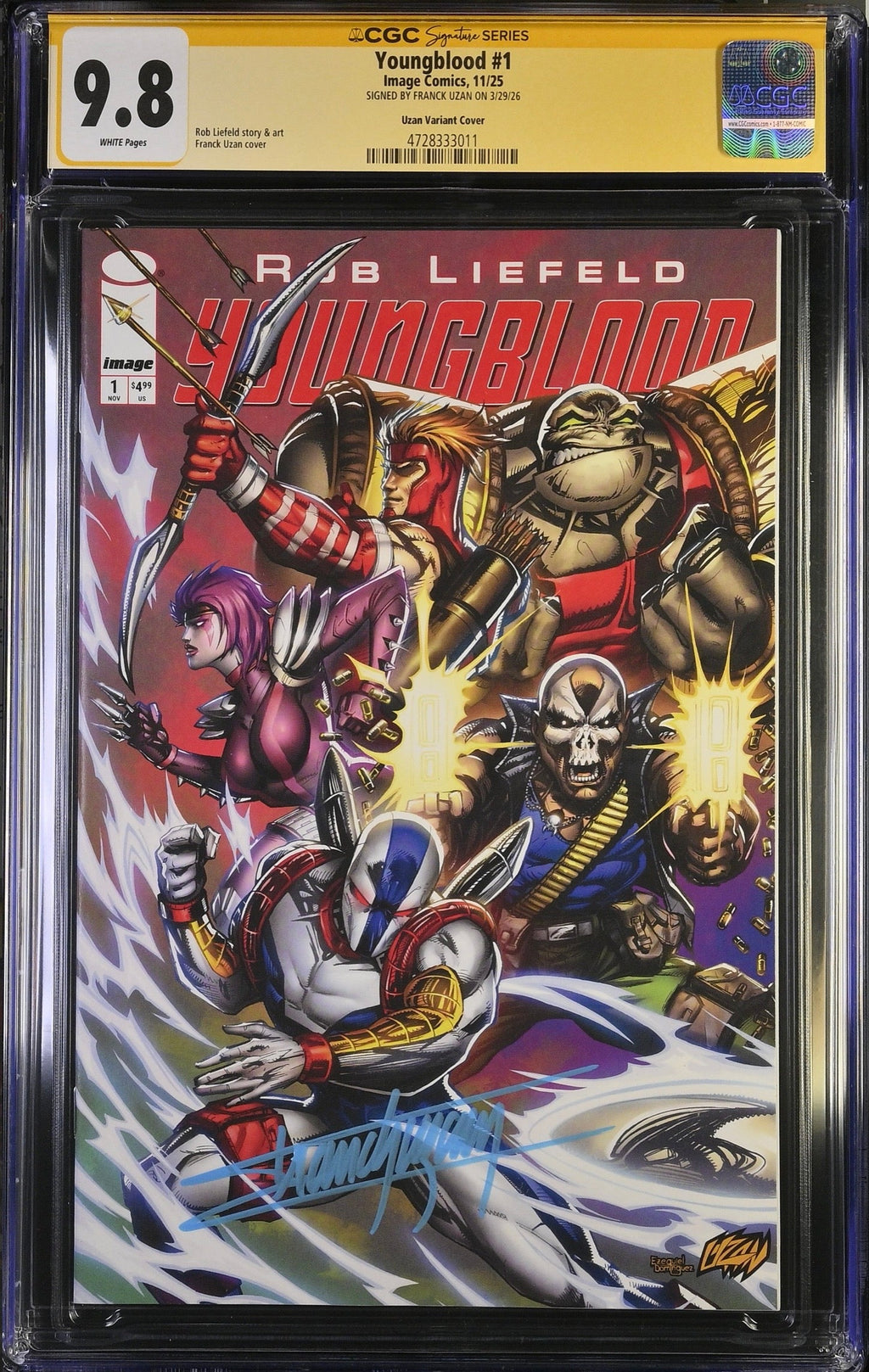 Youngblood #1 Trade CGC front